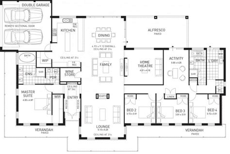In addition to the larger number of bedrooms, some of these models include attractive amenities that will be appreciated by a larger family: Floor Plan Friday: 4 bedroom with side garage & activity