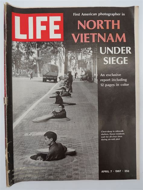 Life Magazine April 7 1967 North Vietnam Under Siege By Luce