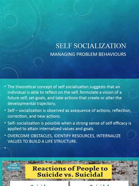 Self Socialization Pdf