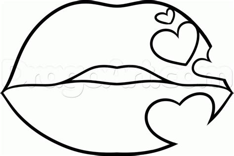 How to Draw Heart Lips, Step by Step, Tattoos, Pop Culture ... If you choose to add color or work with it at.