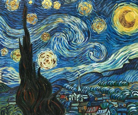 Starry Night Luxury Line Reproduction Reproduction Oil Paintings