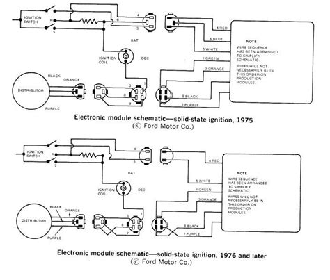 Ford Ignition Module Wiring Diagram Ford Ignition Coil Wiring Diagram