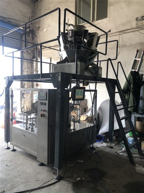 Automatic Rotary Pouch Packing Machine With Multi Heads Weigher