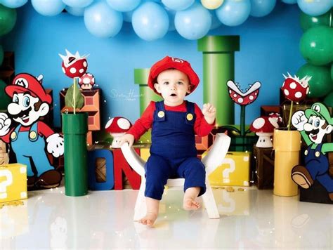 Mario Overalls Red And Blue Mario Overalls Mario Photoprops Etsy