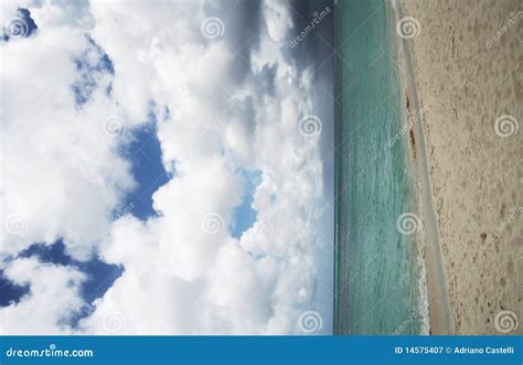 Cloudy Sky On The Beach Stock Image Image Of Night Resort 14575407