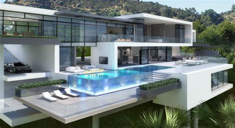 Contemporary Mansions On Sunset Plaza Drive La
