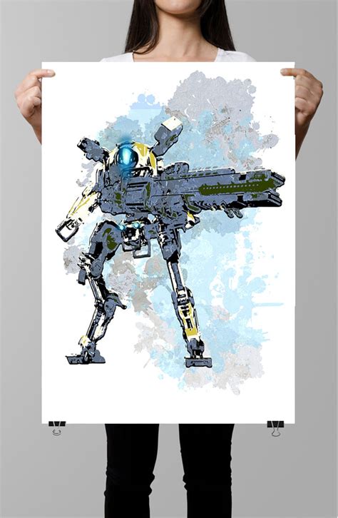 Titanfall 2 Northstar Fan Art Poster Titan Gamer Art Etsy