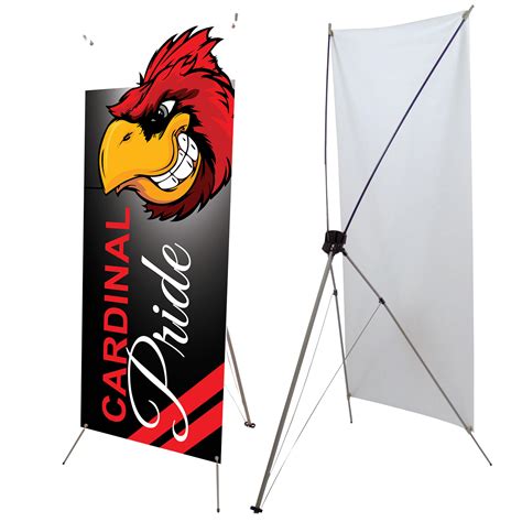 Tripod X Banner Stand With 24 X 70 Banner