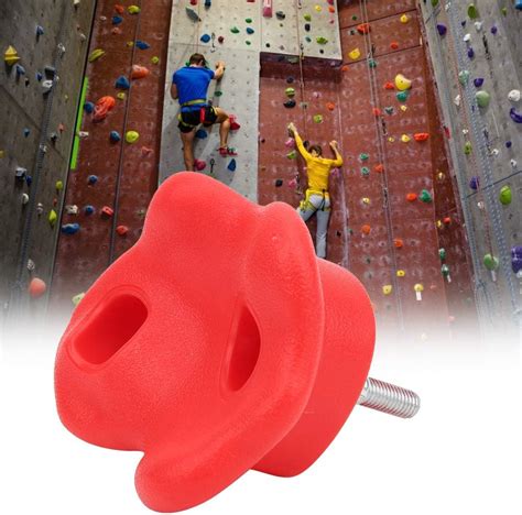 Pbzydu Red Climbing Wall Holds Bright Color Kids Climbing Holds Für