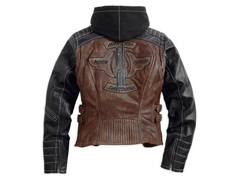 If you just plan to wear the jacket on your bike, then you must. Harley Davidson Women's MEDRONA Brown Leather Jacket ...