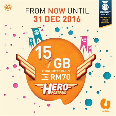 This plan offers mobitel postpaid customers to use unlimited data, callsand smswhile roaming for just 10$ per day. U Mobile Postpaid Hero P70 Plan 15GB High Speed Data Until ...
