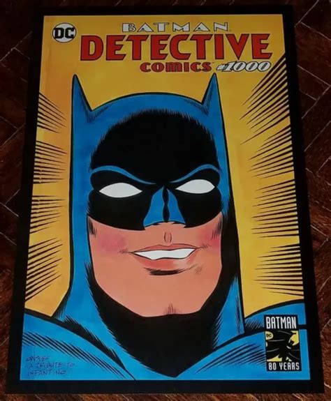 Batman Detective Comics 1000 Sketch Cover 11x17 Print By Patrick
