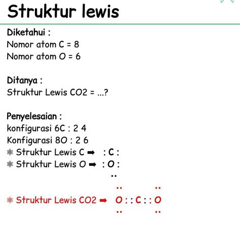 Gambar Struktur Lewis Dan Senyawa CO Jika Diketahui Nomor Atom C Dan O Brainly Co Id