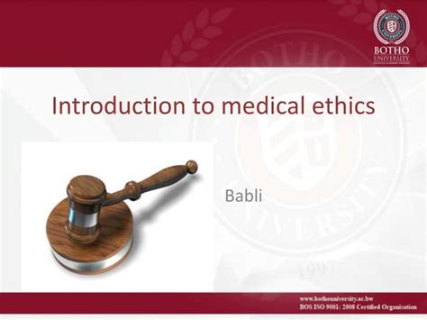 Medical Ethics Ppt