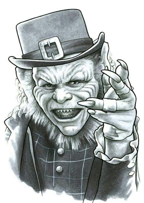 How To Draw A Scary Leprechaun At How To Draw