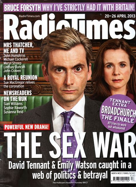 The Sex War David Tennant And Emily Watson Are Radio Times Cover Stars