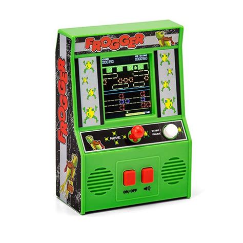 Frogger Mini Arcade Game 4 Color Screen Thinkgeek Mini Arcade
