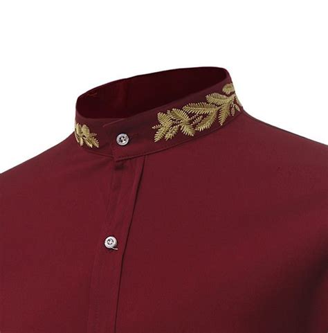 How To Embroider A Shirt Collar Shirt Collar Embroidery Diy 5