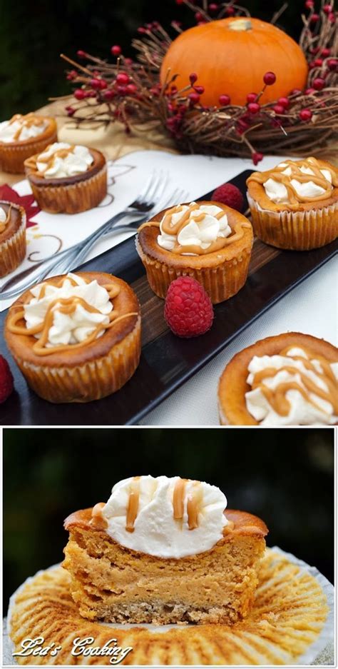 Once the holiday monotony hits, try these christmas dessert recipes that feature seasonal flavors in new and creative ways. Mini Pumpkin Cheese Cakes | Thanksgiving cakes, Holiday desserts table, Dessert recipes