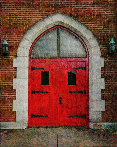 Red Door By Ohioartist