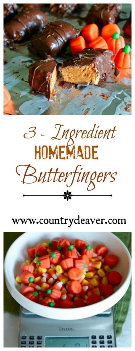 Homemade Butterfingers Country Cleaver Homemade Butterfingers