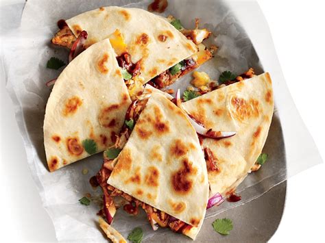 For those who have explored mexican cooking, the quesadilla is perhaps one of the most basic meals. Kickin' BBQ Chicken Quesadilla Recipe | MyRecipes