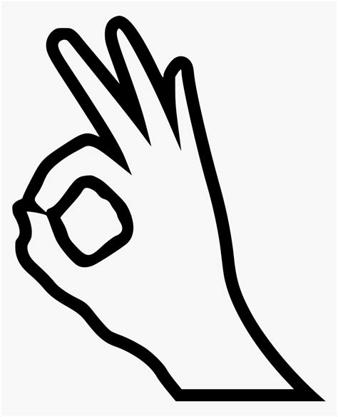Ok Hand Clipart Png Download Ok Hand Sign Clipart Transparent Png