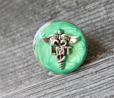 Licensed Massage Therapist Pin Lmt Pinning Ceremony White Etsy
