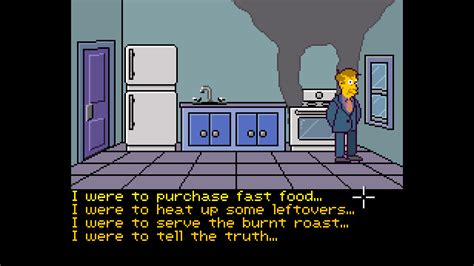 Steam Your Own Hams Lucasarts Style In This Fan Made Simpsons Adventure Game Pc Gamer