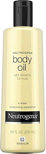 Neutrogena Body Oil Light Sesame Formula Dry Skin Moisturizer