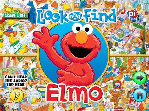 Elmo Stars In New Look And Find Sesame App