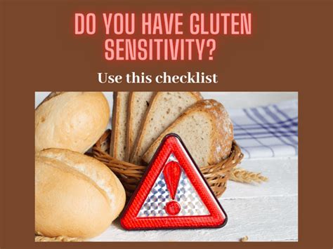 Do You Have Gluten Sensitivity Use This Checklist To Find Out