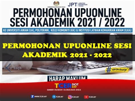 Tarikh tarikh penting upu online 2020 2021 : Tarikh Penting Permohonan UPU 2021 - 2022 - TCER.MY