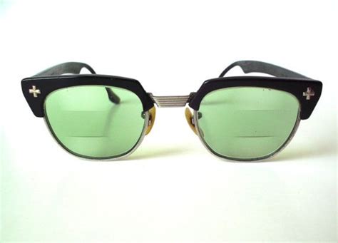 vintage green tinted bausch and lomb safety glasses by poorlittlerobin 25 00 saftey bausch lomb