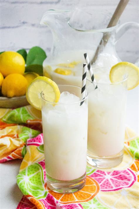 Creamy Lemonade Lemonade With Sweetened Condensed Milk Drink Summer