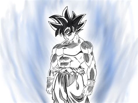 Get Sketch Goku Ultra Instinct Drawing  Sketch