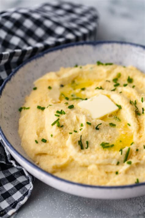 Cheesy Mashed Cauliflower Cauliflower Mash The Cookie Rookie