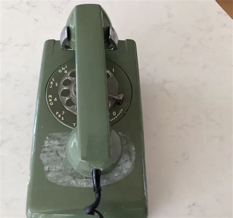 Vintage 1964 Western Electric Bell Systems Rotary Dial Wall Telephone