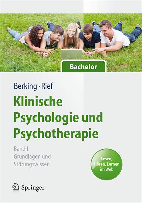 Klinische Psychologie Und Psychotherapie Für Bachelor Buch Kaufen