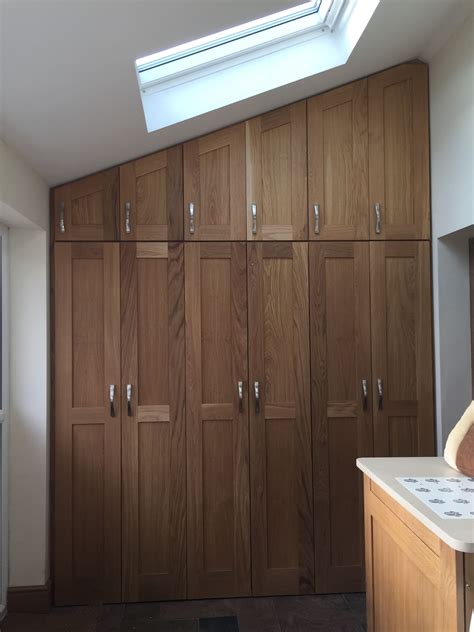 Tool storage ideas for your workshop! Built in oak storage cupboard in utility room | Oak ...