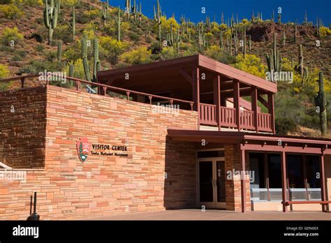 Visitor Center Tonto National Monument Arizona Stock Photo Alamy