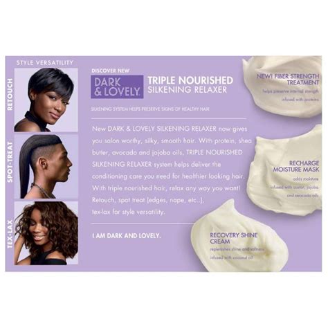 Carson Dark And Lovely Triple Nourished Silkening Relaxer No Lye