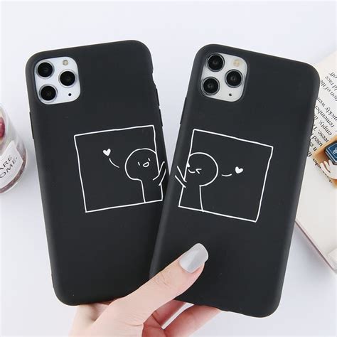 Funny Couples Love Heart Phone Case For Iphone 11 Pro Max X Xs Xr Xs