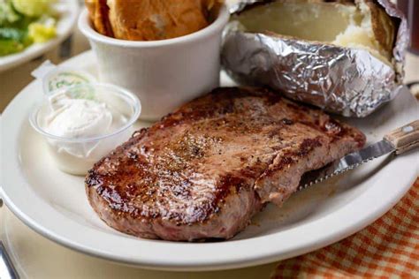 10 Oz Ribeye Steak Time To Eat Cafe