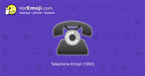 ☎️ Telephone Emoji Meaning With Pictures From A To Z