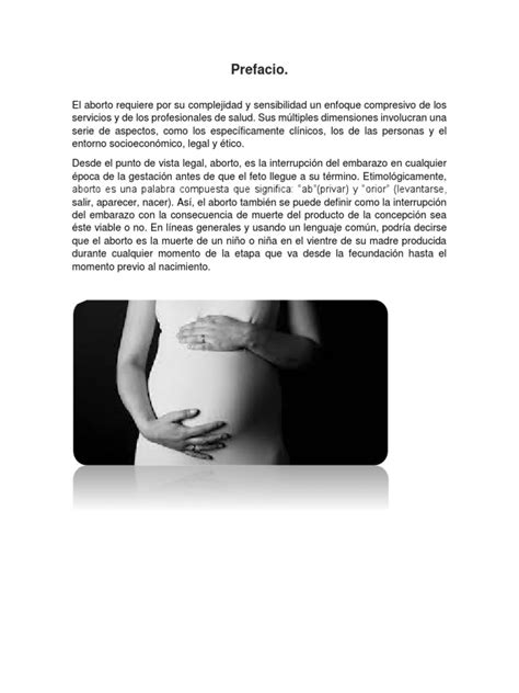 Embarazo Interrumpido Aborto El Embarazo