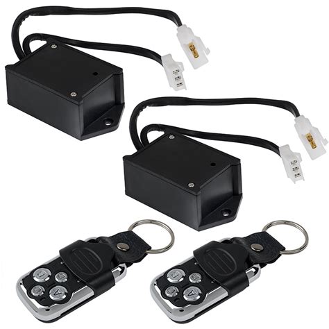 Wireless Remote Control Switches With Key Fobs For Wire Harness Pairs