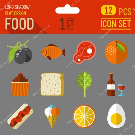 Food And Drinks Icons Stock Vector Image By ©sashatigar 62851747