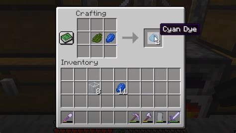 How To Make Cyan Stained Glass Pane Minecraft Recipe