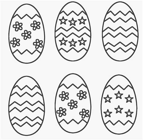 Easter Egg Coloring Sheets Free Coloring Sheet